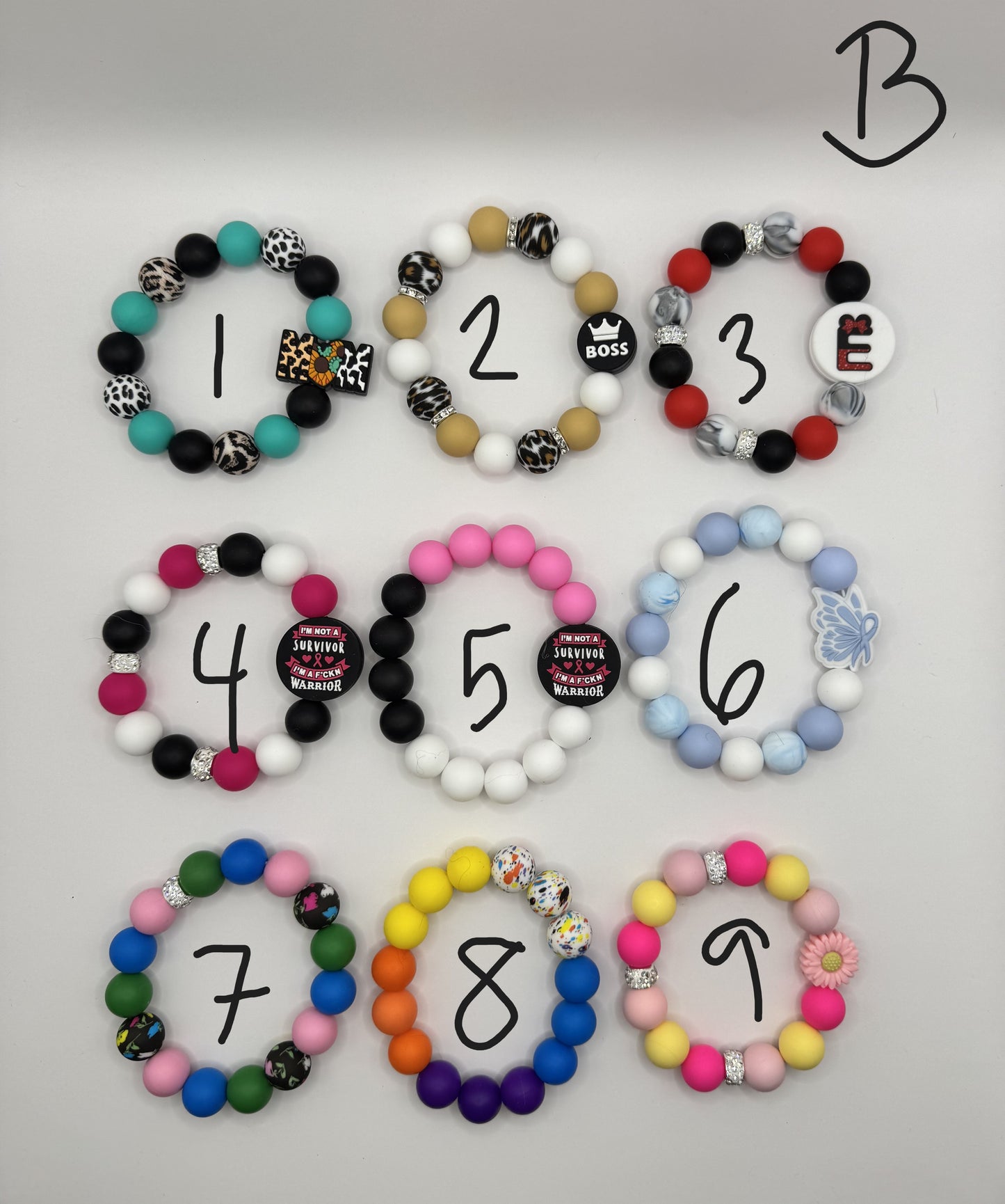 Beaded Bracelets/ Keychains