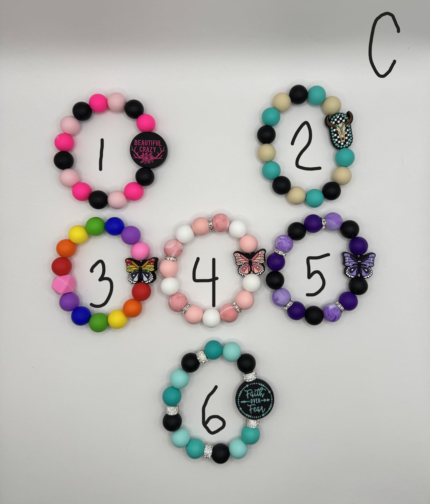 Beaded Bracelets/ Keychains