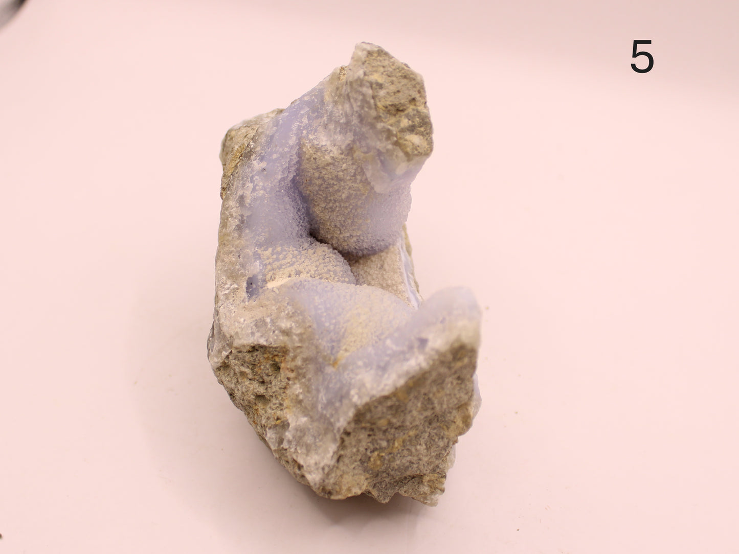 Blue Lace Agate Druzy Tower