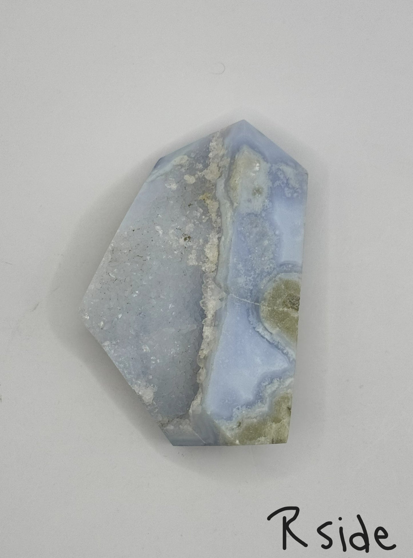 Blue Lace Agate Druzy Tower