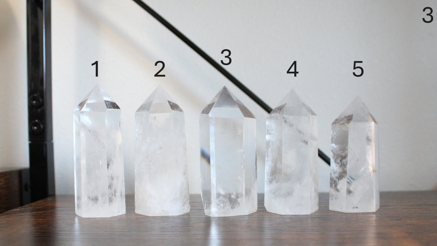 Clear Quartz Tower