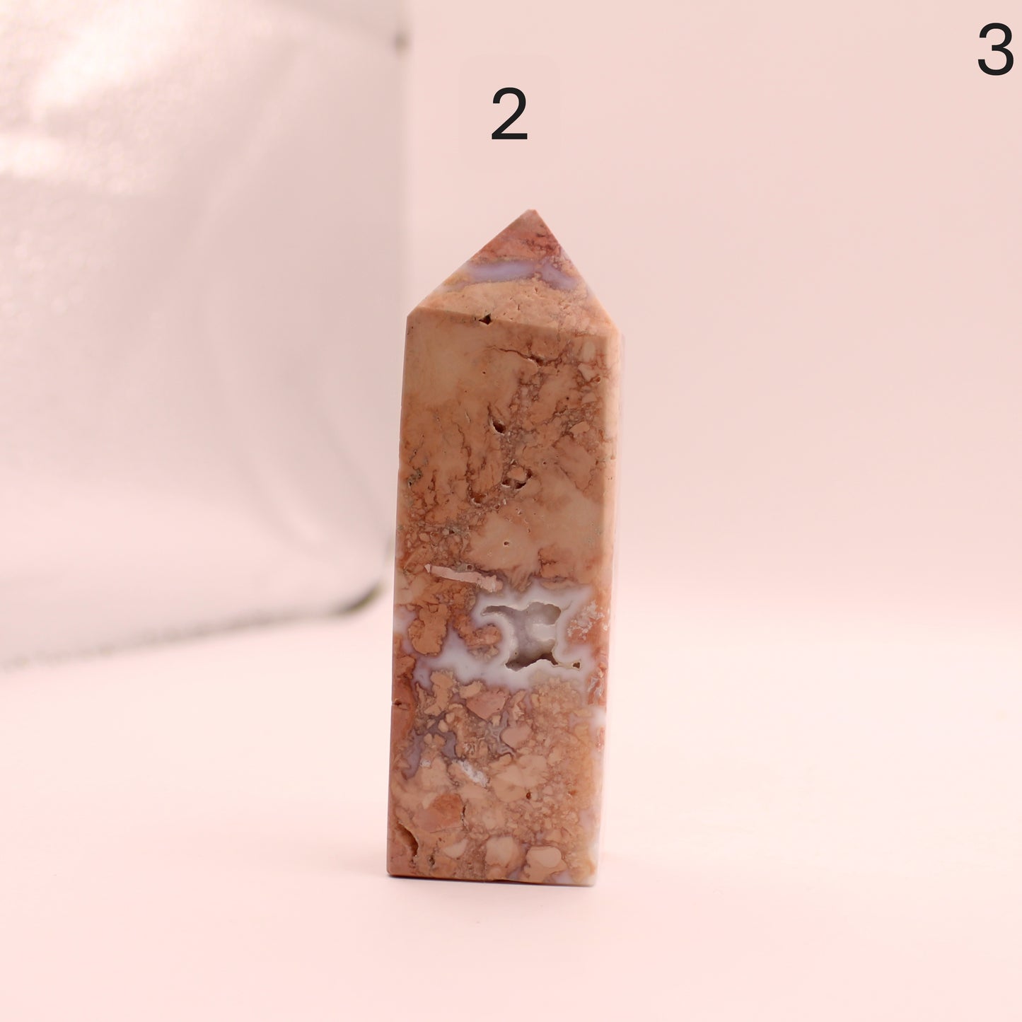 Cotton Candy Agate Towers