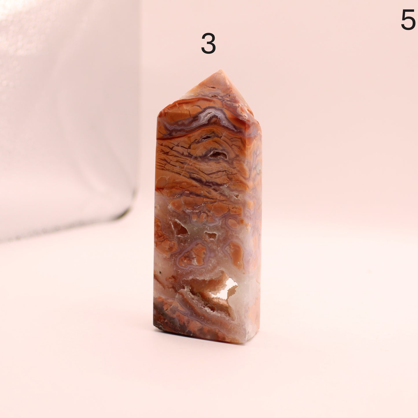 Cotton Candy Agate Towers