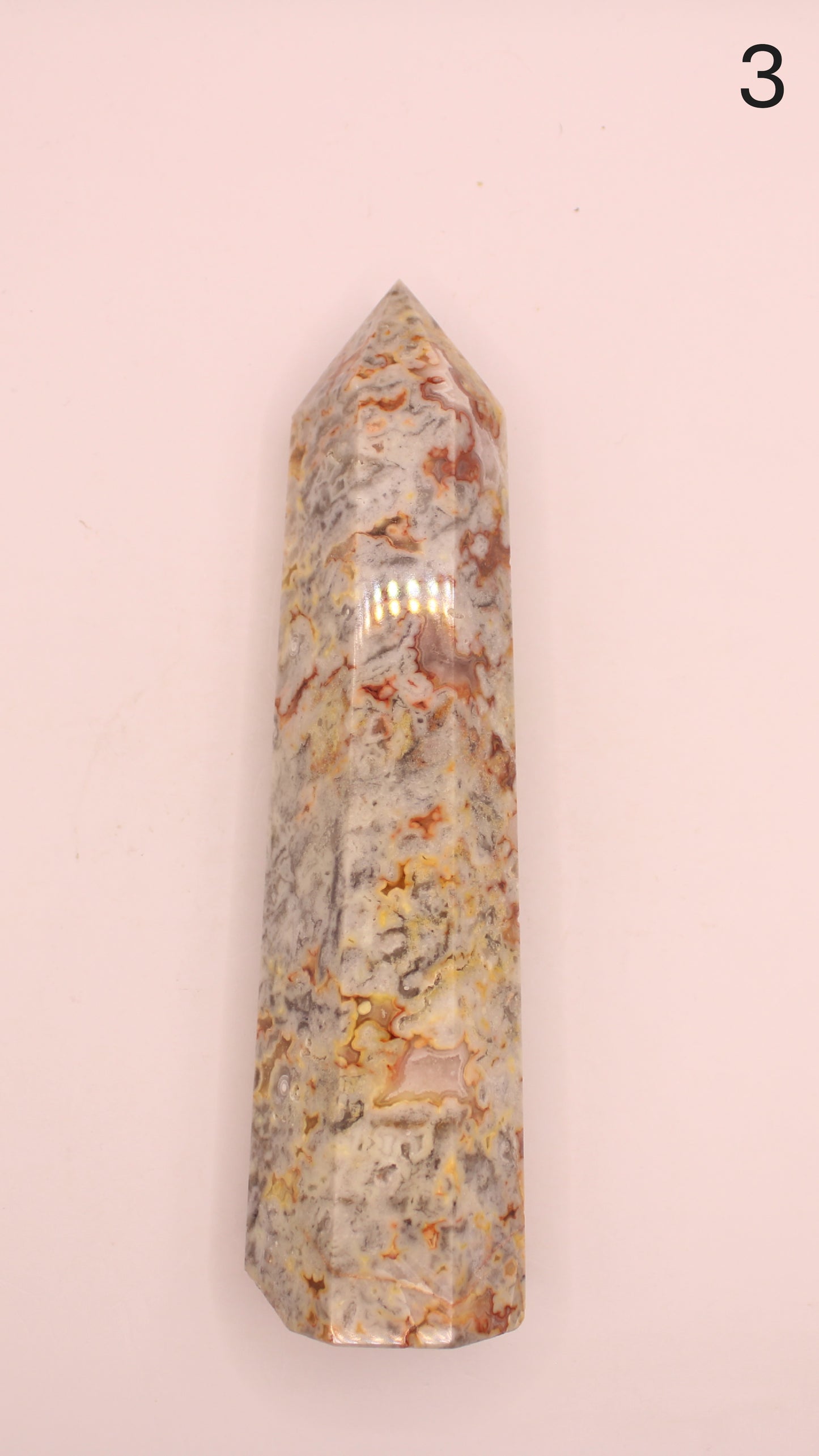 Crazy Lace Agate Tower