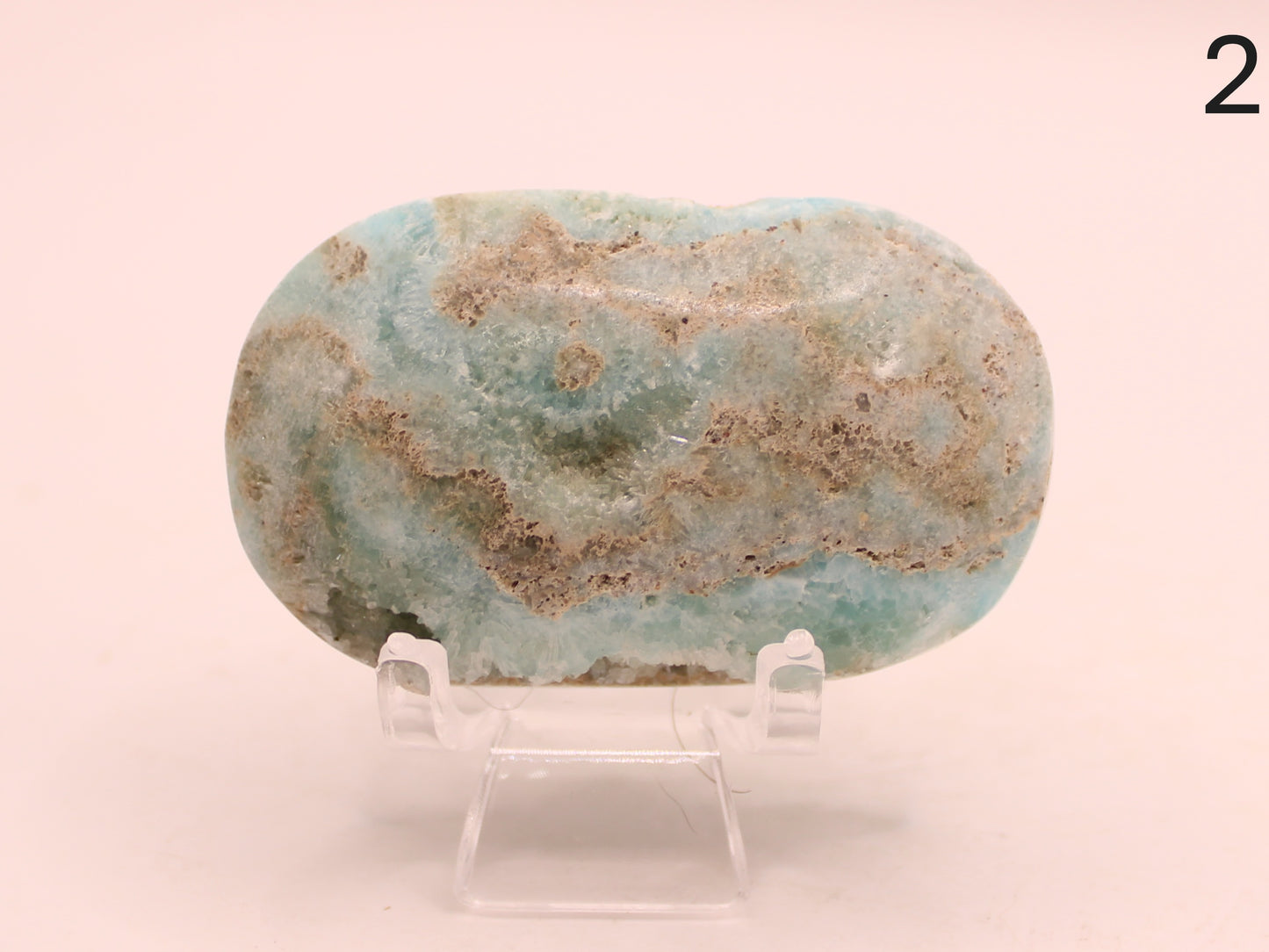 Hemimorphite Palm Stones
