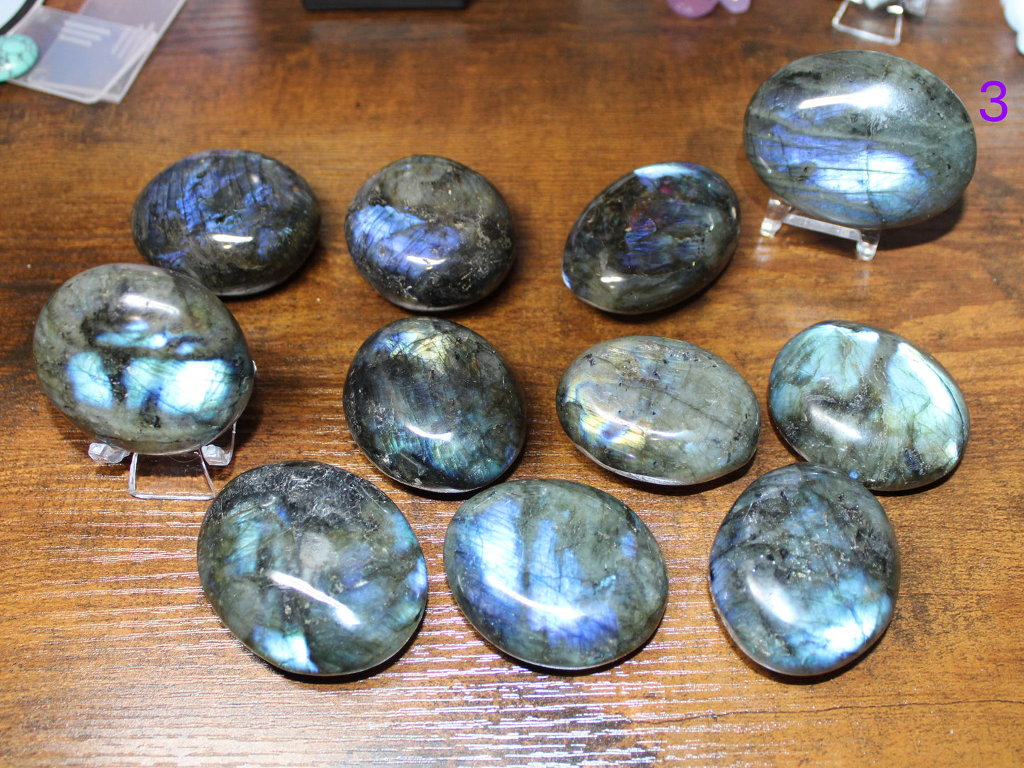 Labradorite Palm Stones