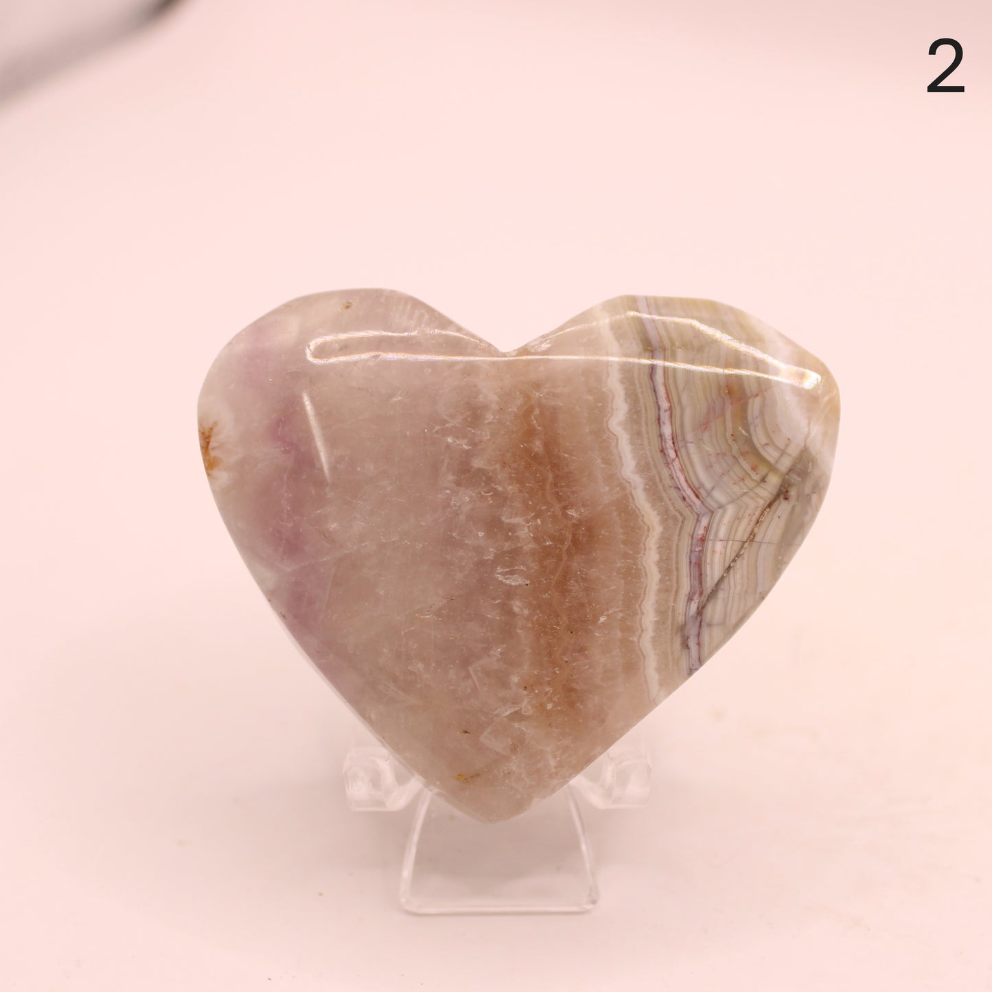 Amethyst Super Seven Heart