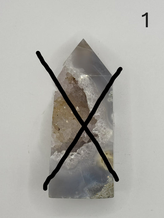 Agate Druzy Towers