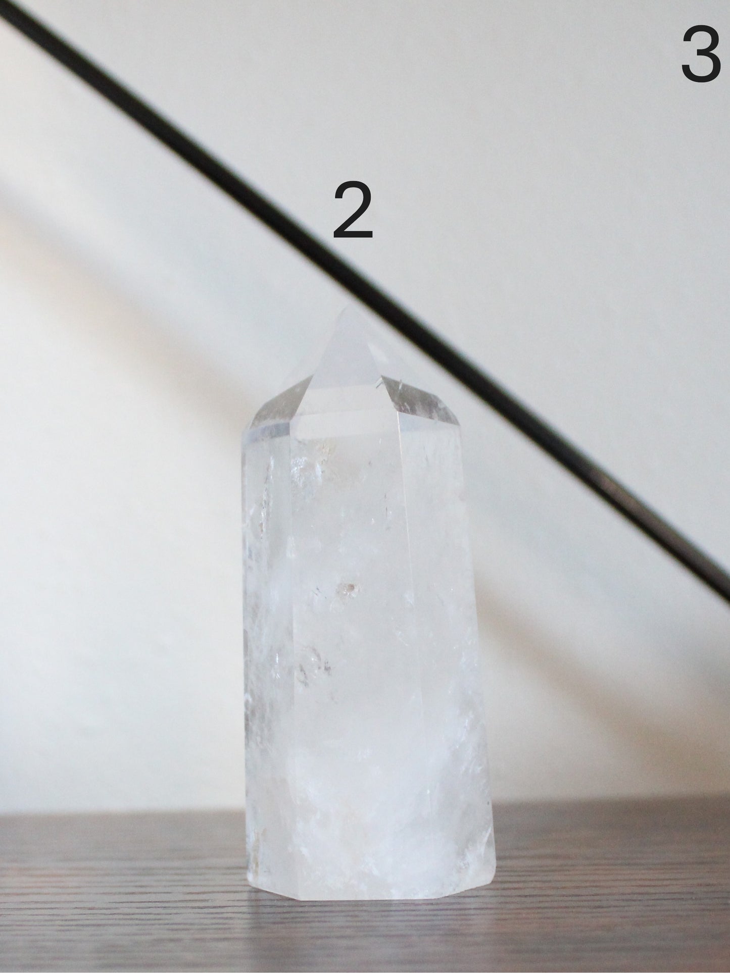 Clear Quartz Tower