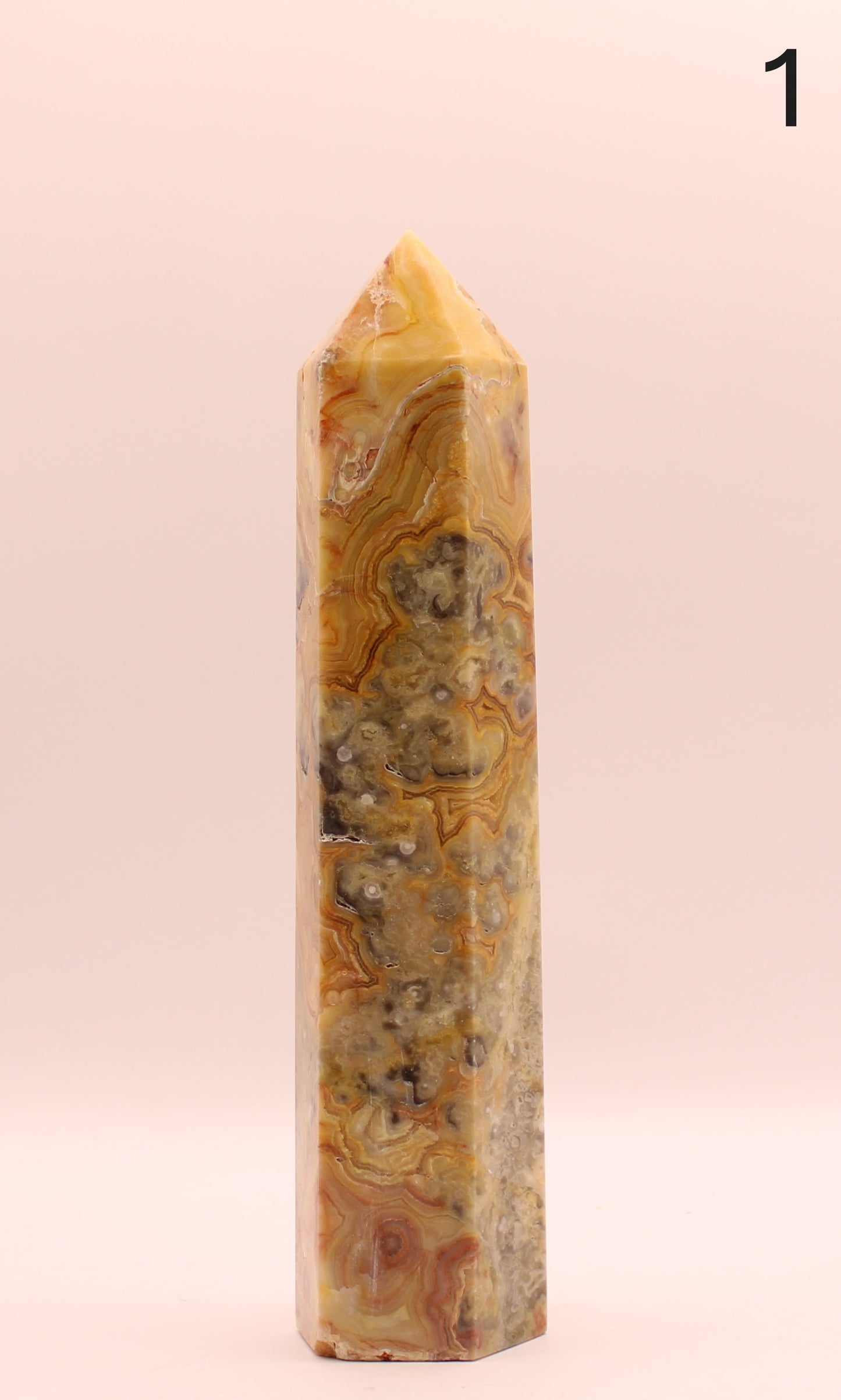 Crazy Lace Agate Tower