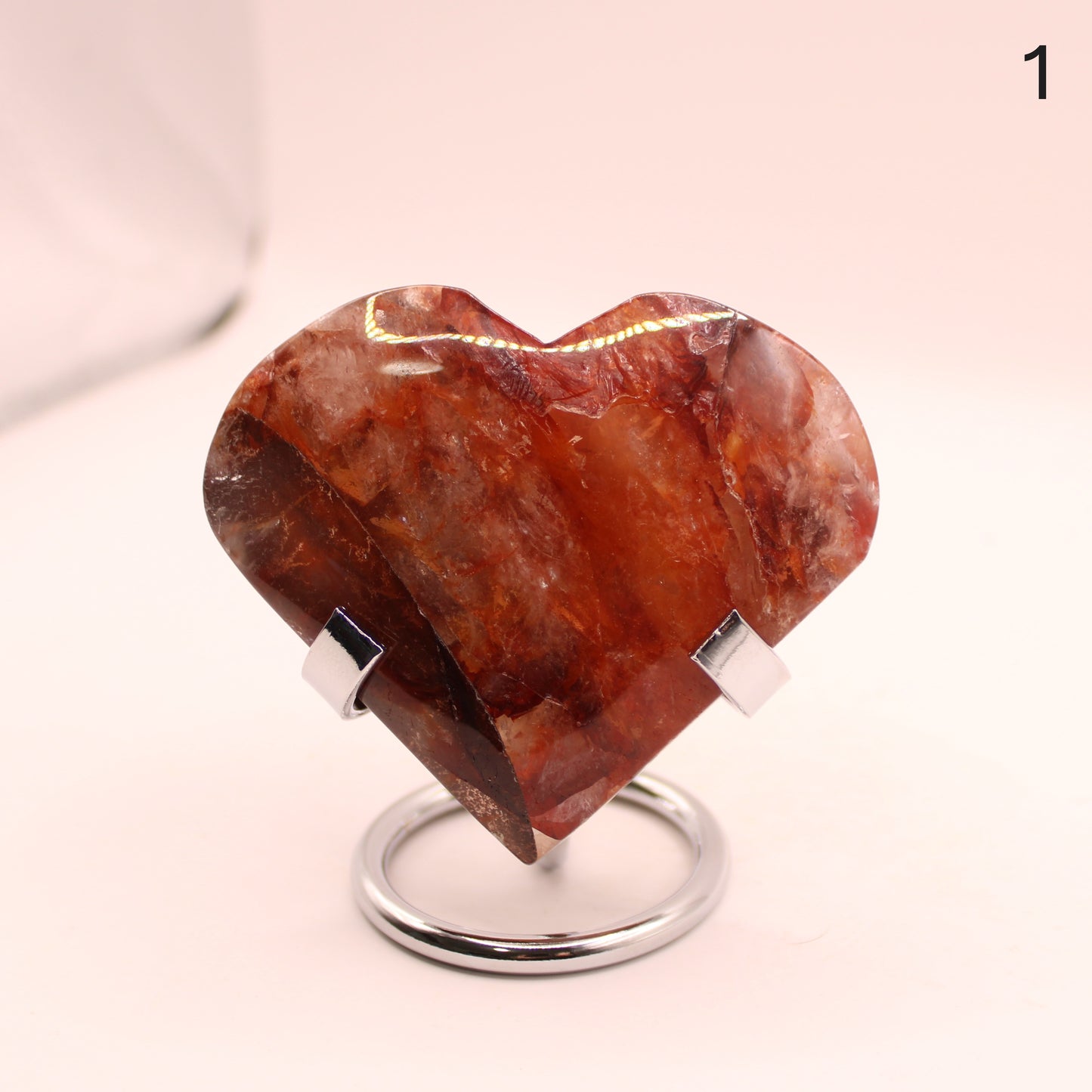 Fire Quartz Heart