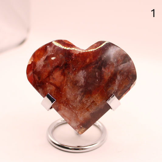 Fire Quartz Heart