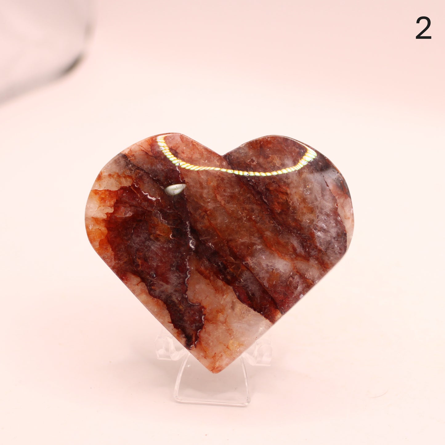 Fire Quartz Heart