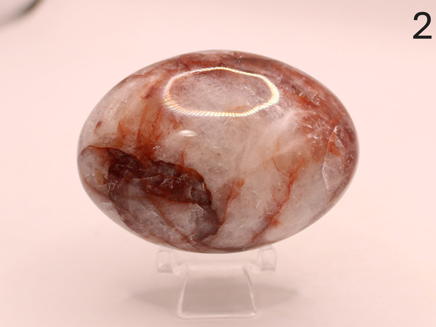 Fire Quartz Palm Stones