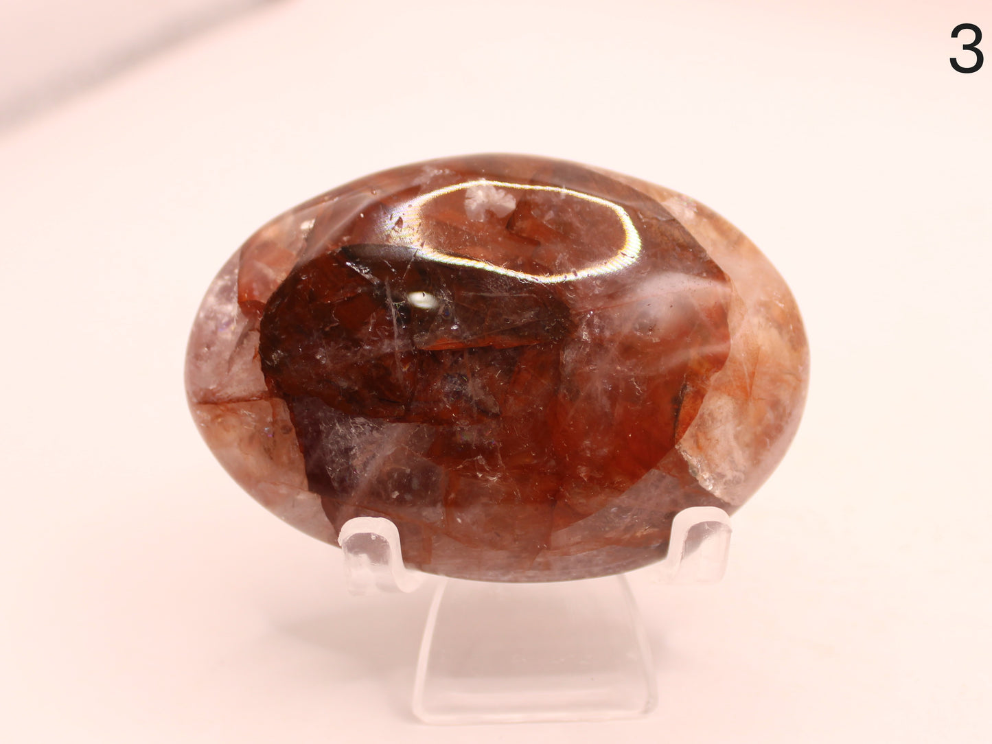 Fire Quartz Palm Stones