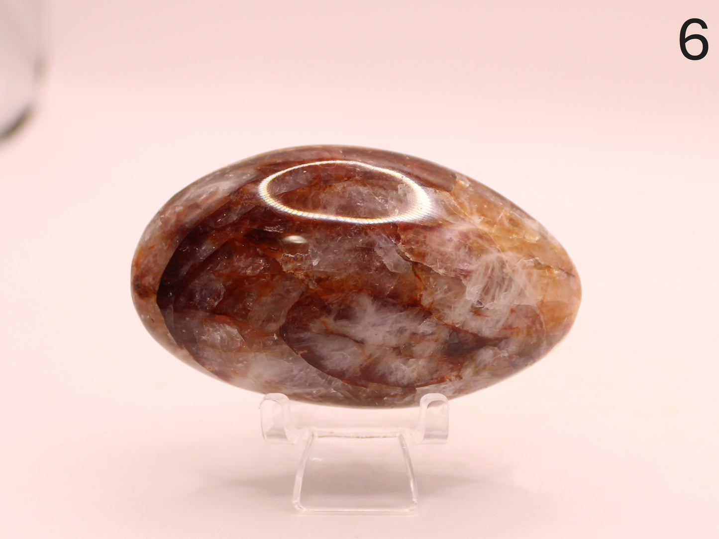 Fire Quartz Palm Stones