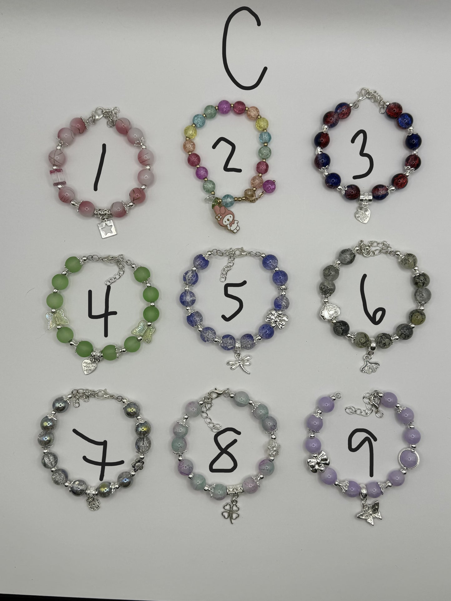 Glass Beaded Bracelets