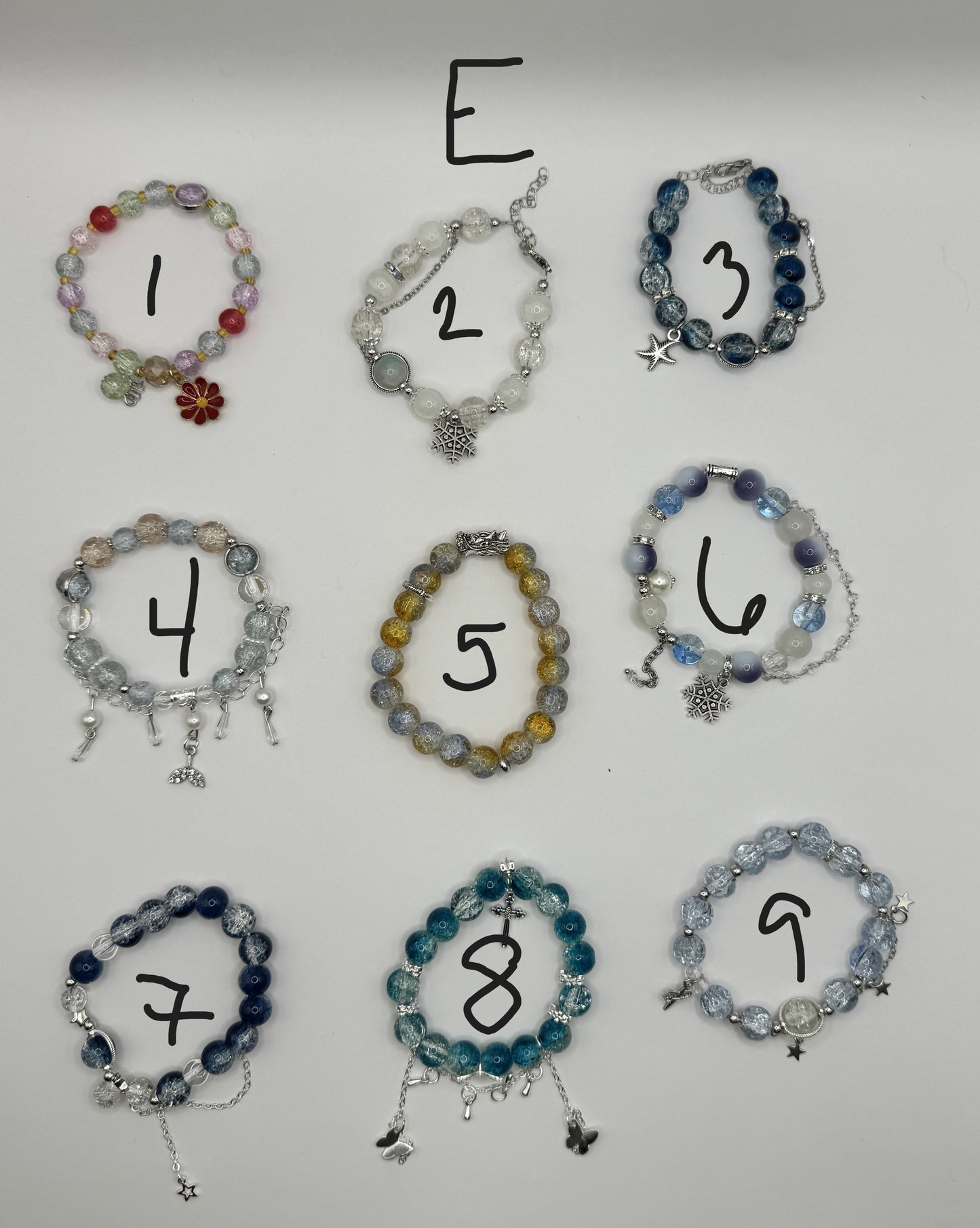Glass Beaded Bracelets