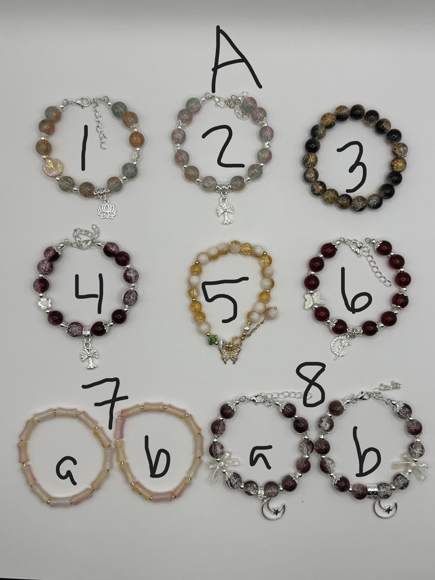 Glass Beaded Bracelets