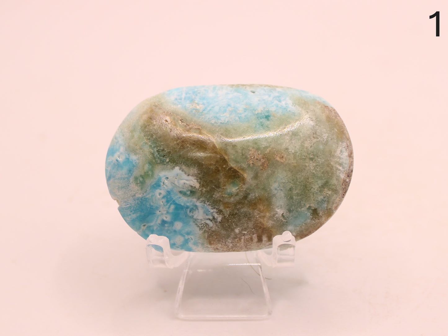 Hemimorphite Palm Stones