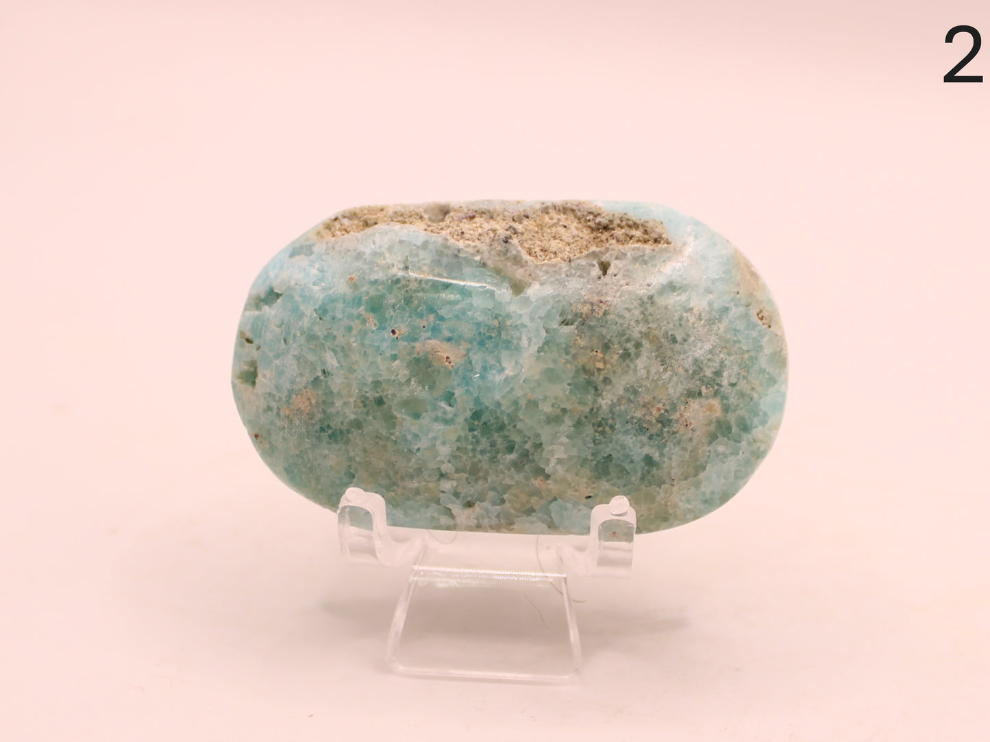 Hemimorphite Palm Stones