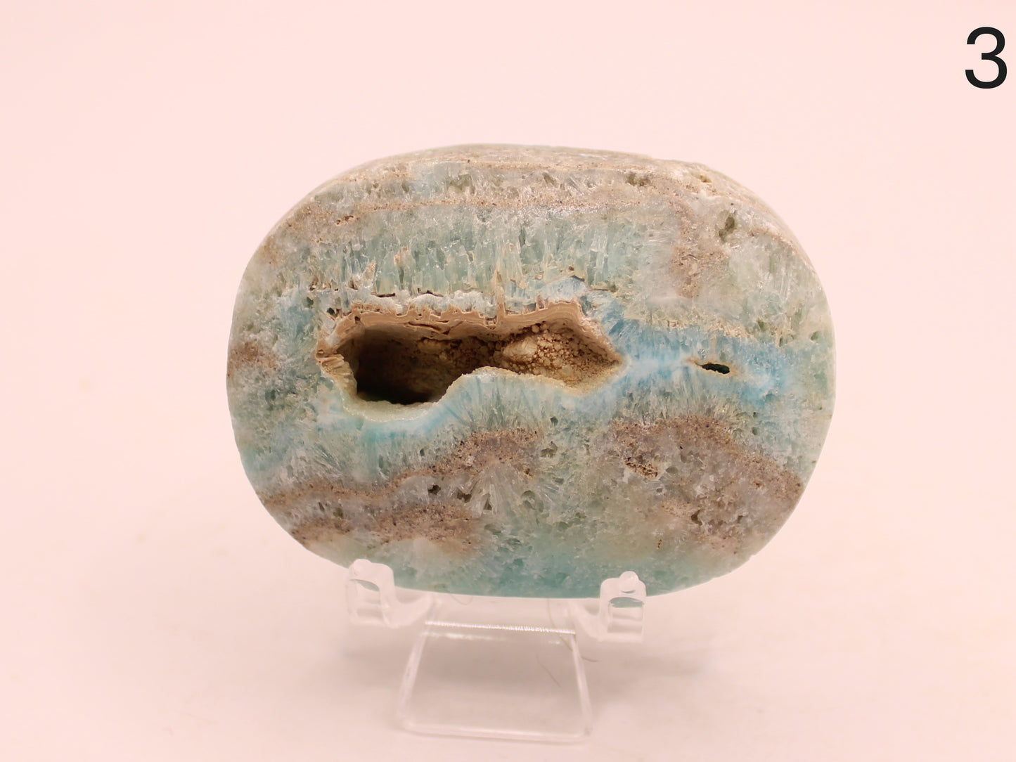 Hemimorphite Palm Stones