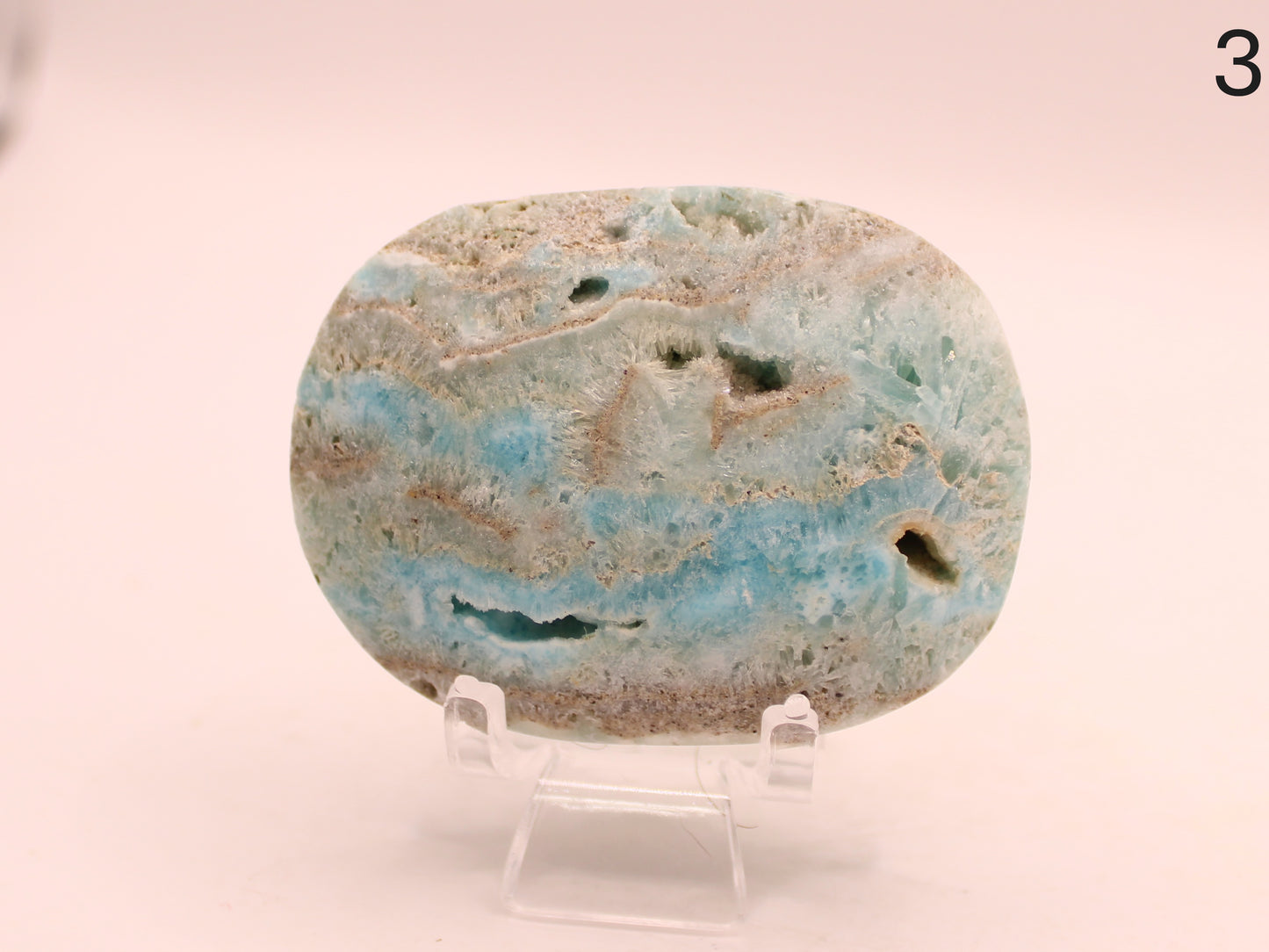 Hemimorphite Palm Stones