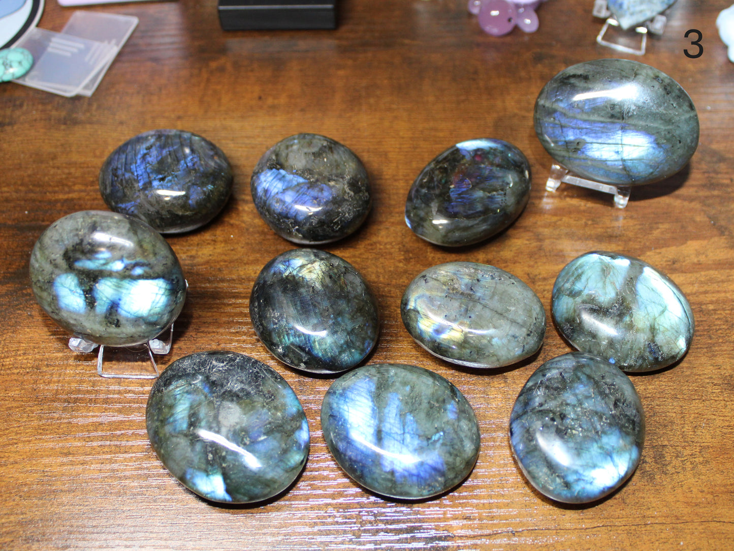 Labradorite Palm Stones