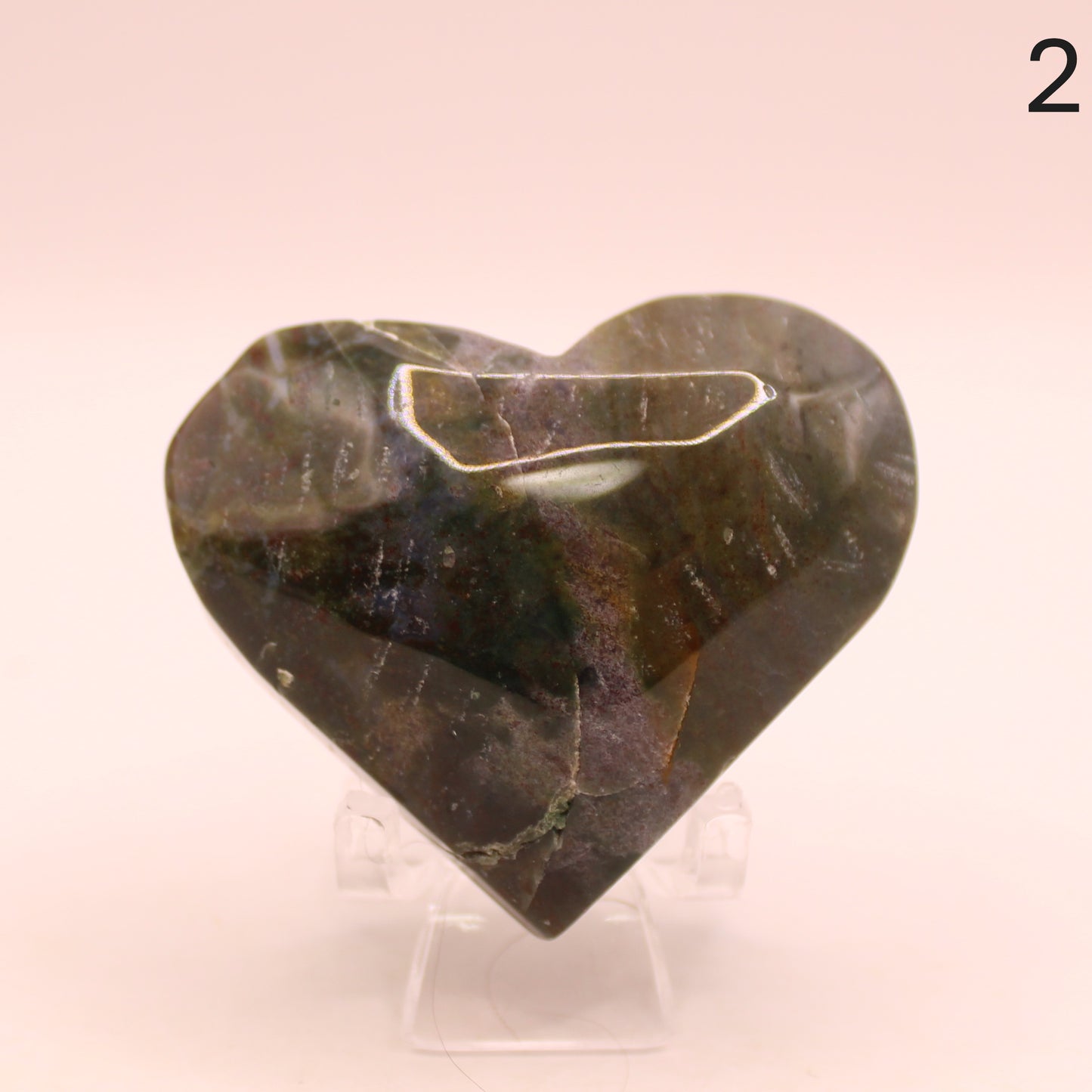 Ocean Jasper Heart