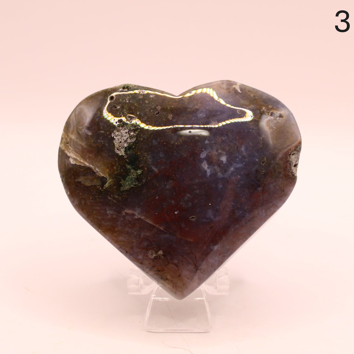 Ocean Jasper Heart