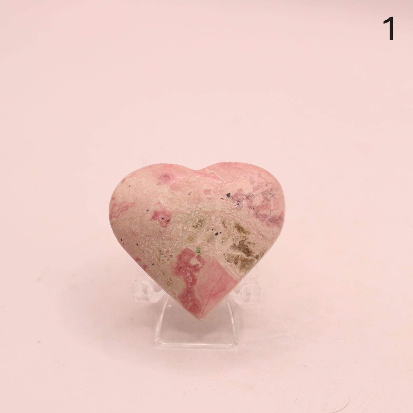 Peruvian Rhodonite Heart