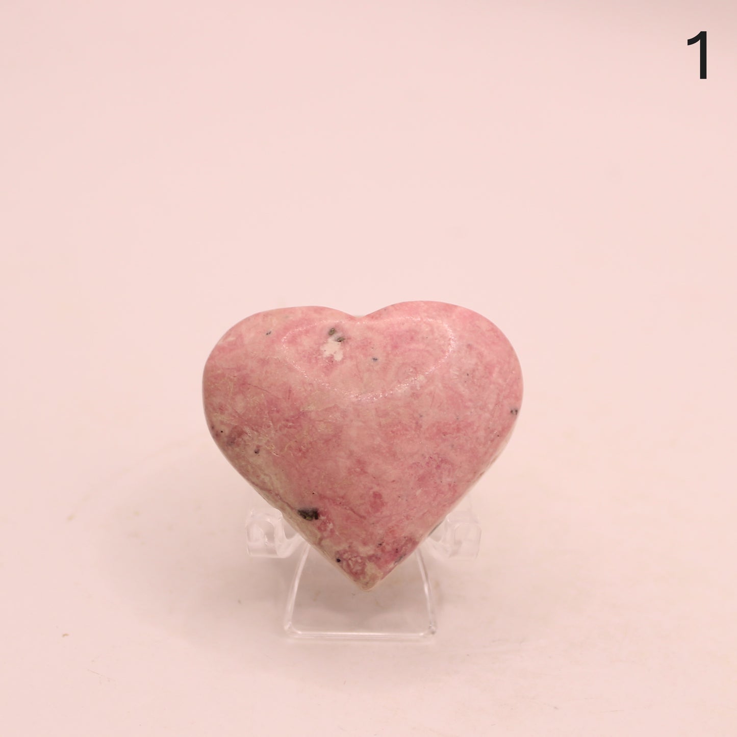 Peruvian Rhodonite Heart
