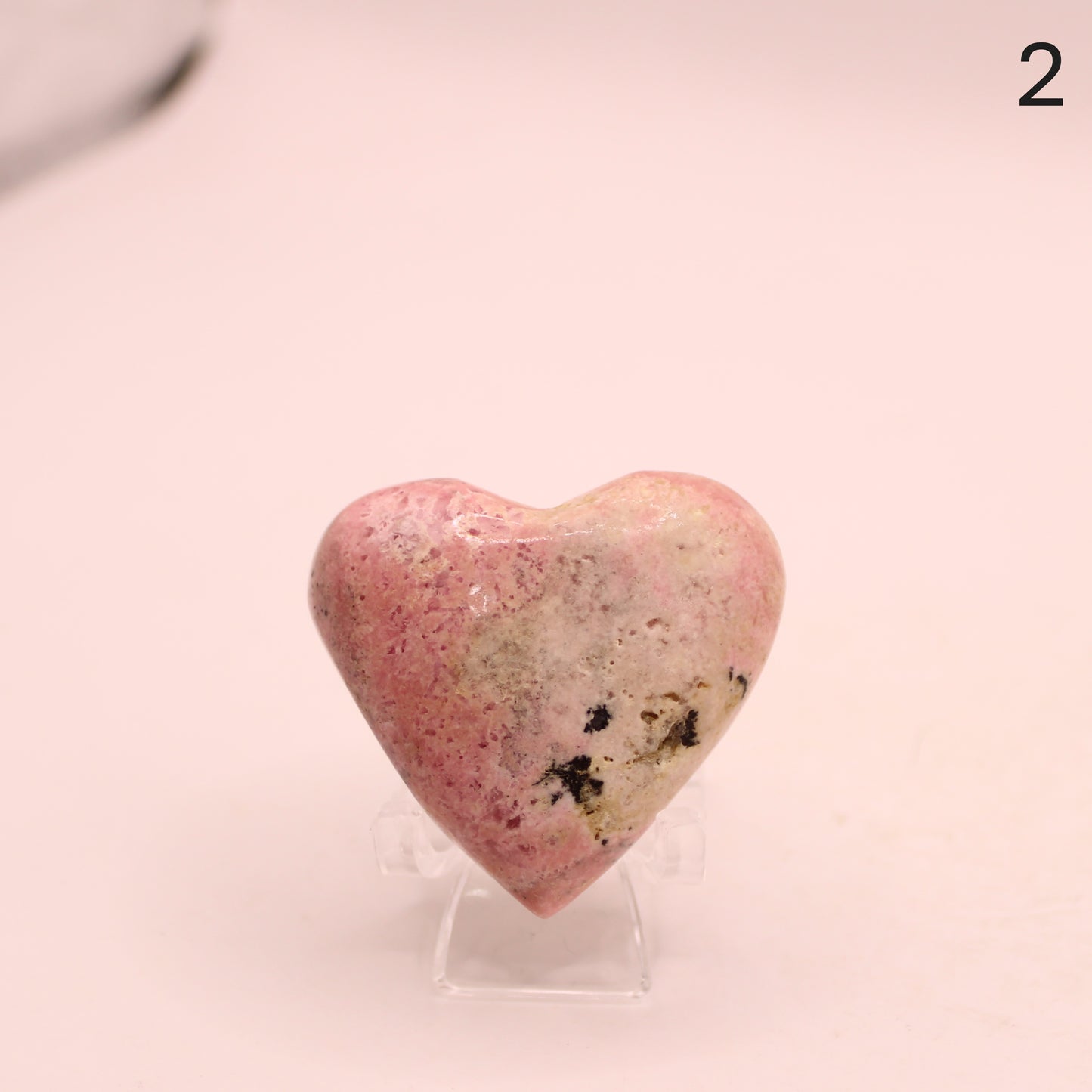 Peruvian Rhodonite Heart
