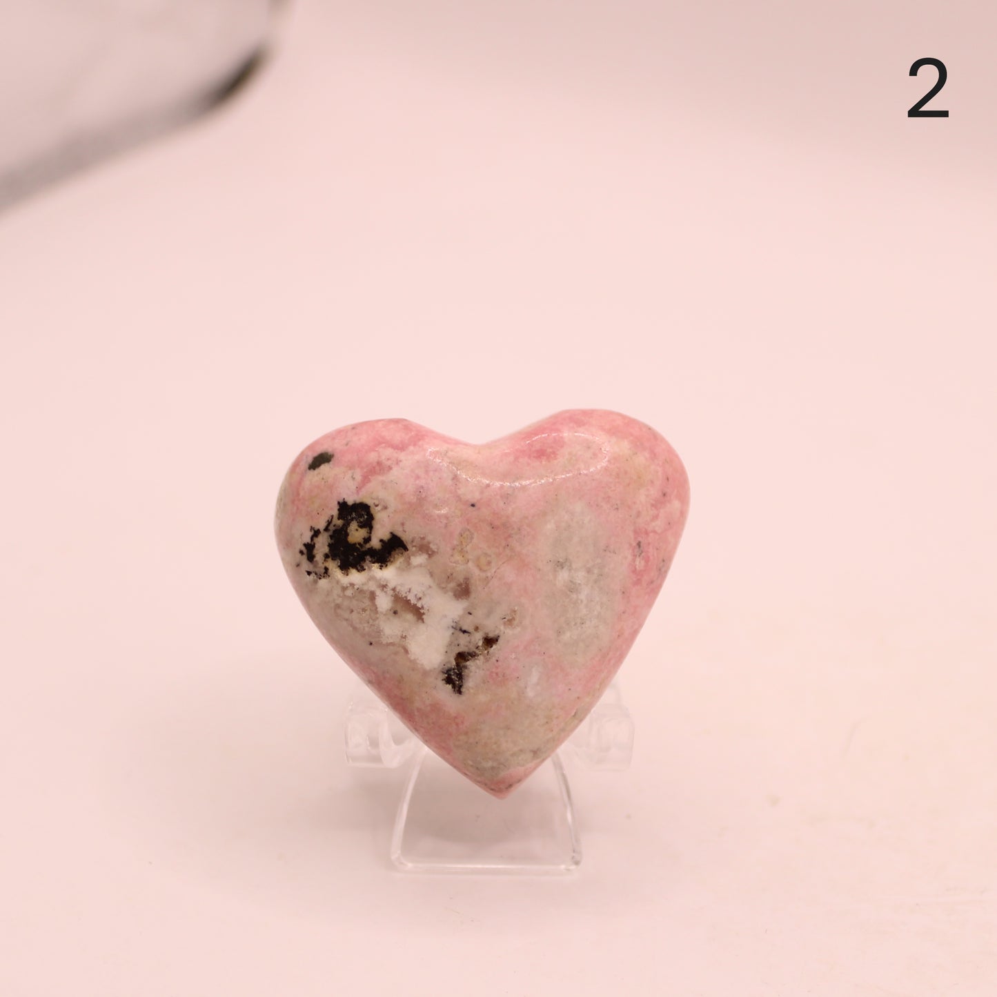 Peruvian Rhodonite Heart