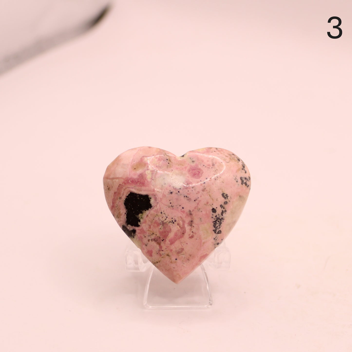 Peruvian Rhodonite Heart