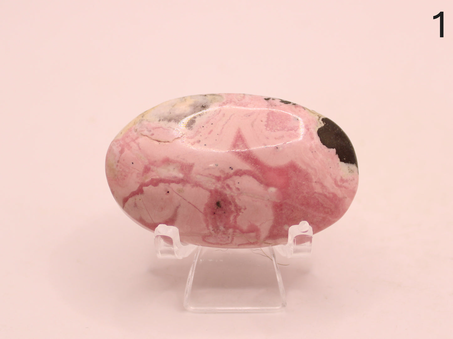 Peruvian Rhodonite Palm Stone