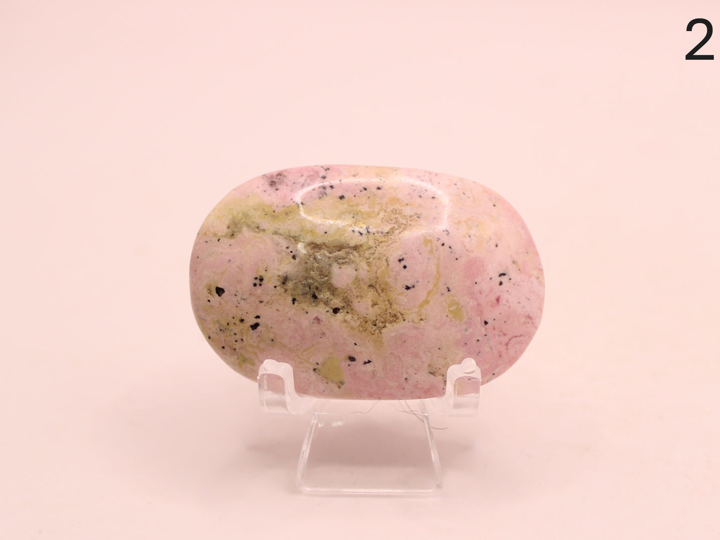 Peruvian Rhodonite Palm Stone