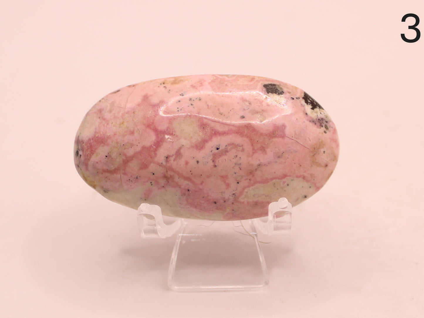 Peruvian Rhodonite Palm Stone