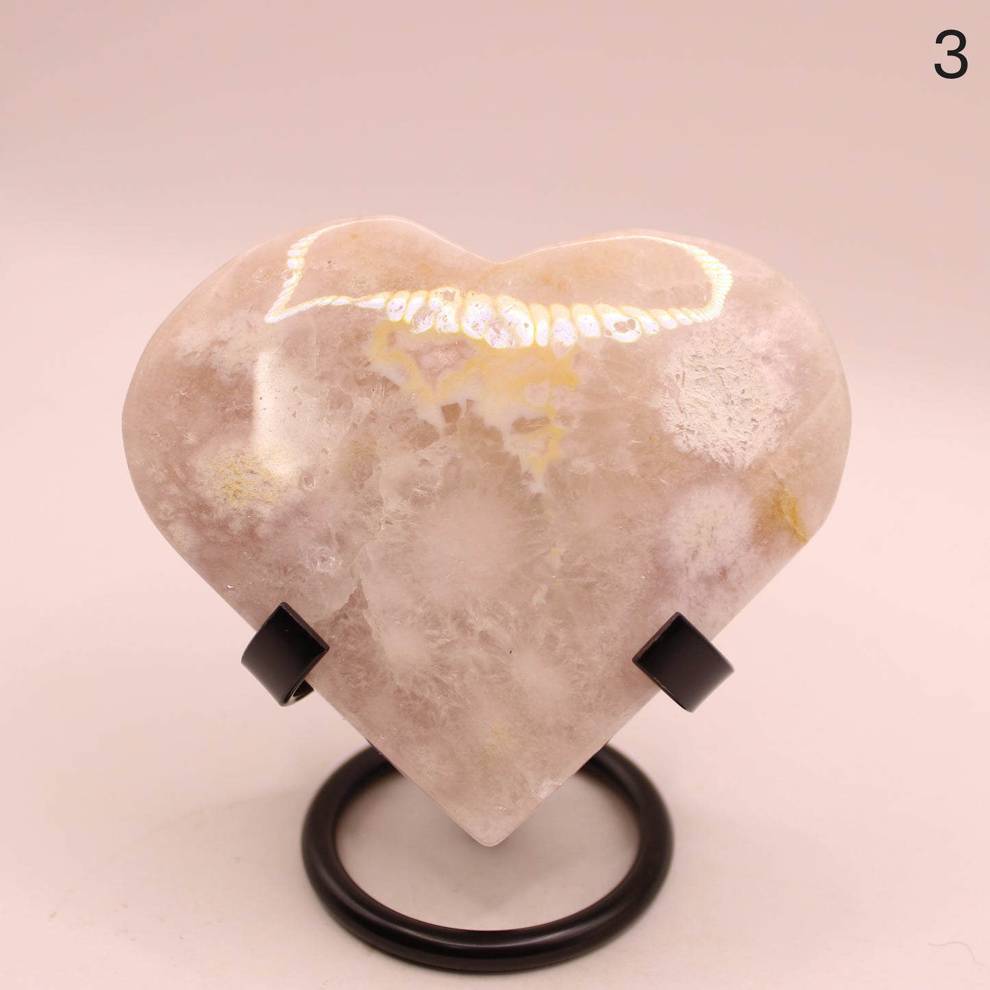 Pink Amethyst Hearts