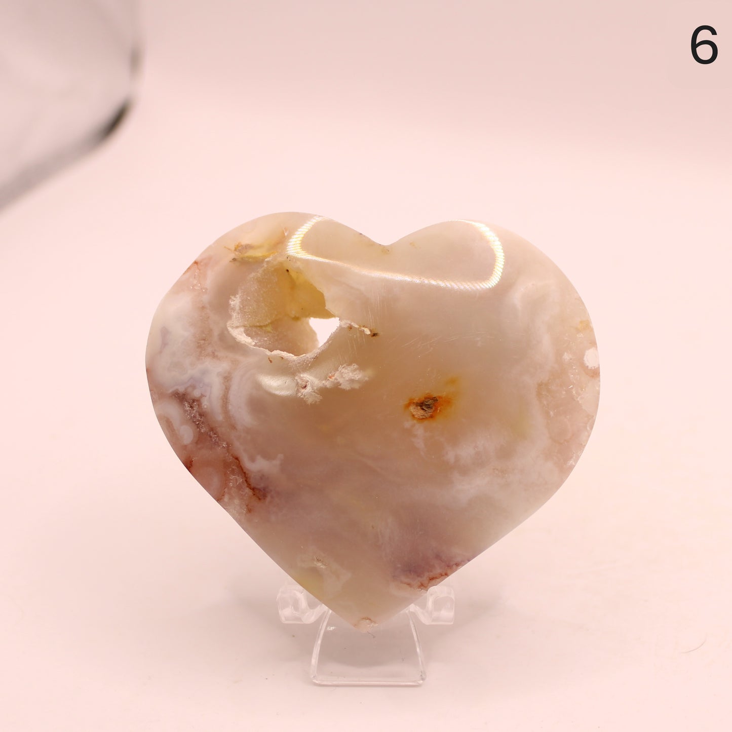 Pink Amethyst Hearts