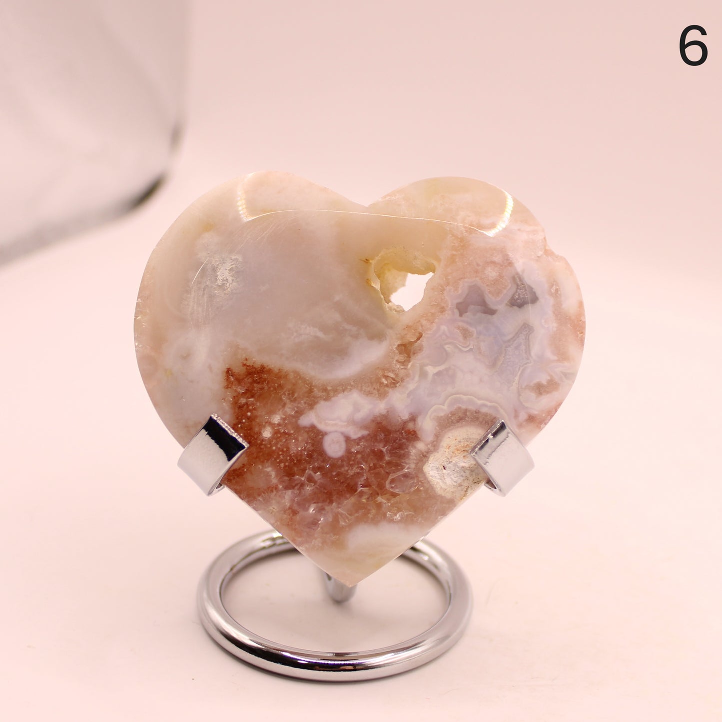 Pink Amethyst Hearts