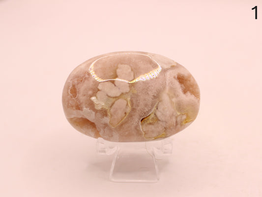 Pink Amethyst Palm Stones