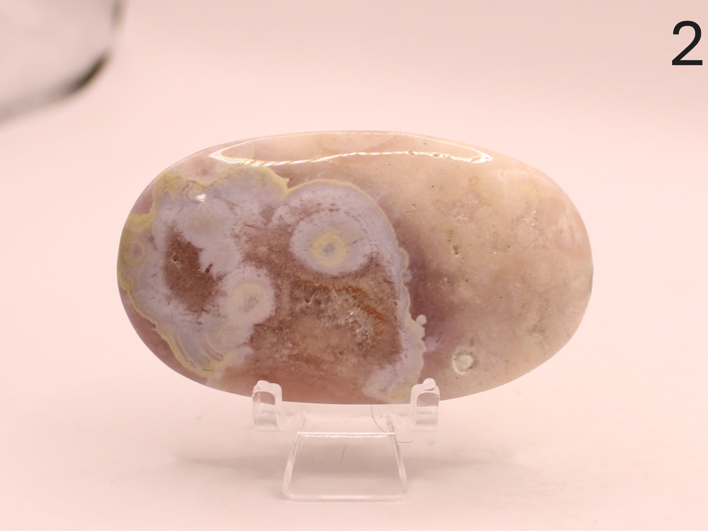 Pink Amethyst Palm Stones