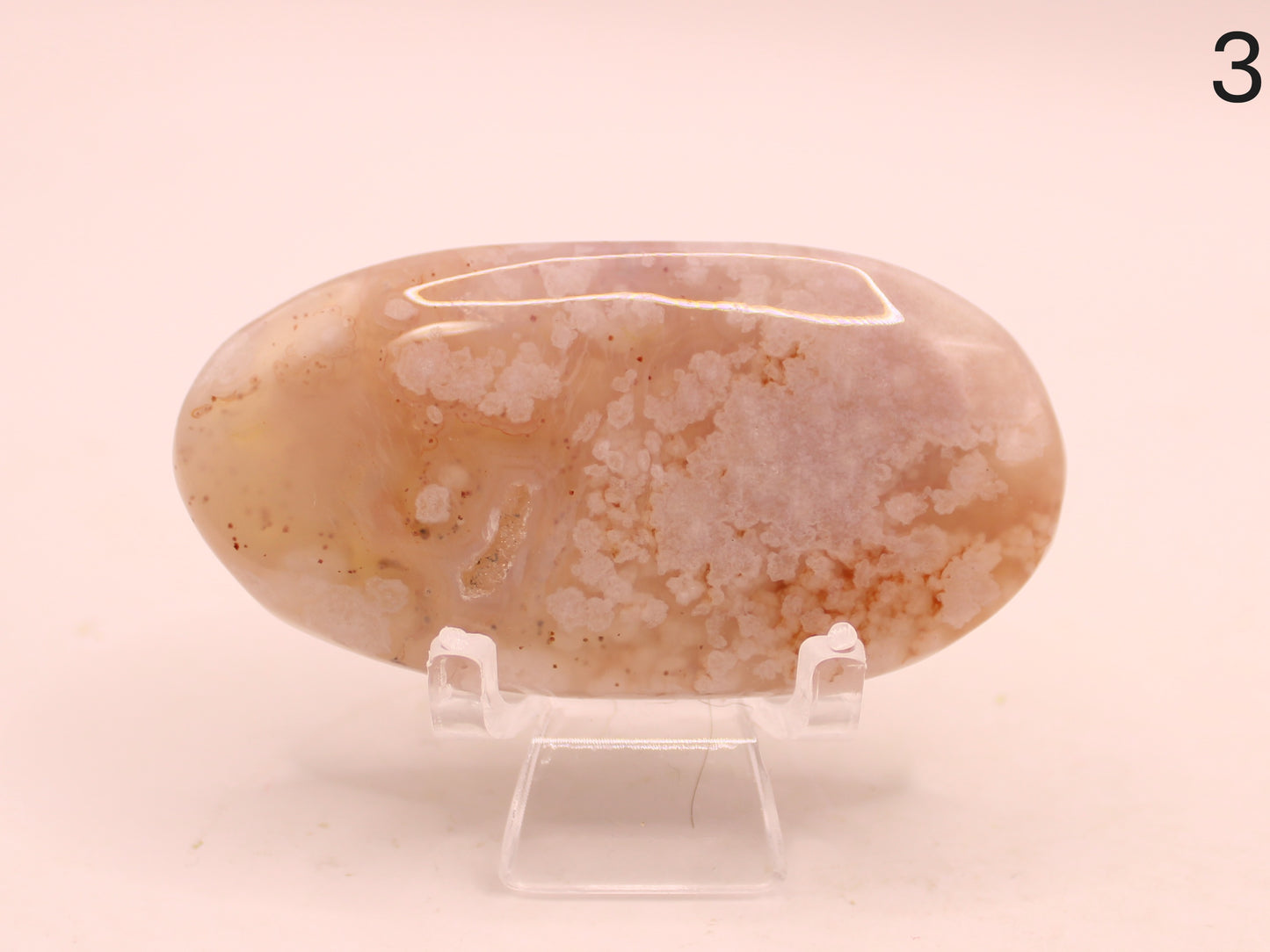 Pink Amethyst Palm Stones