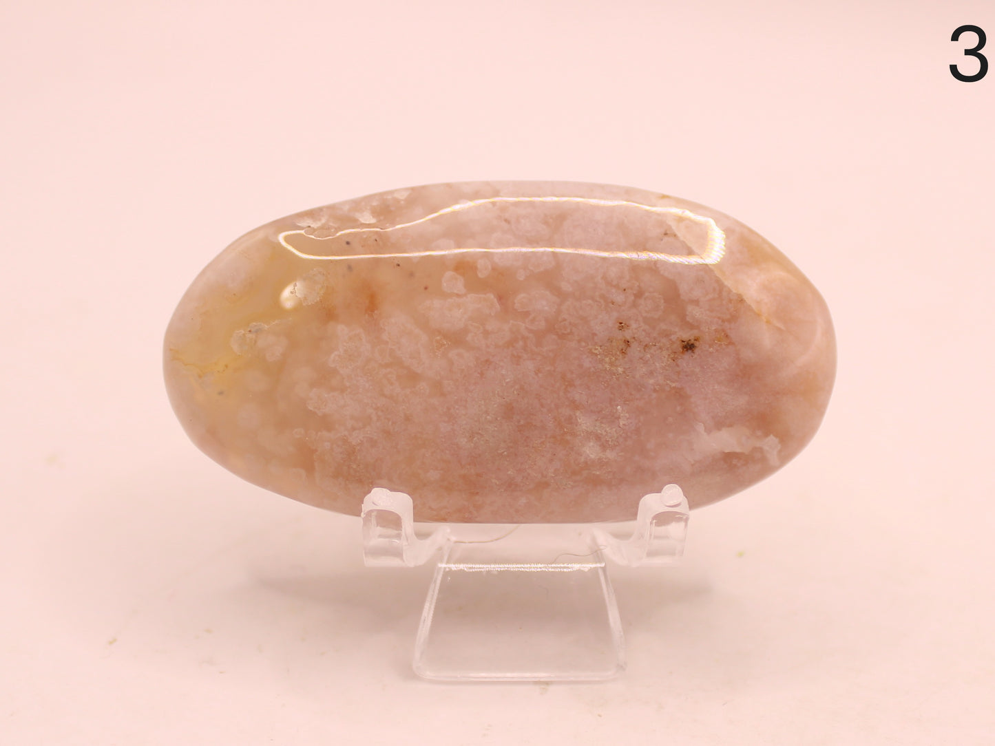 Pink Amethyst Palm Stones