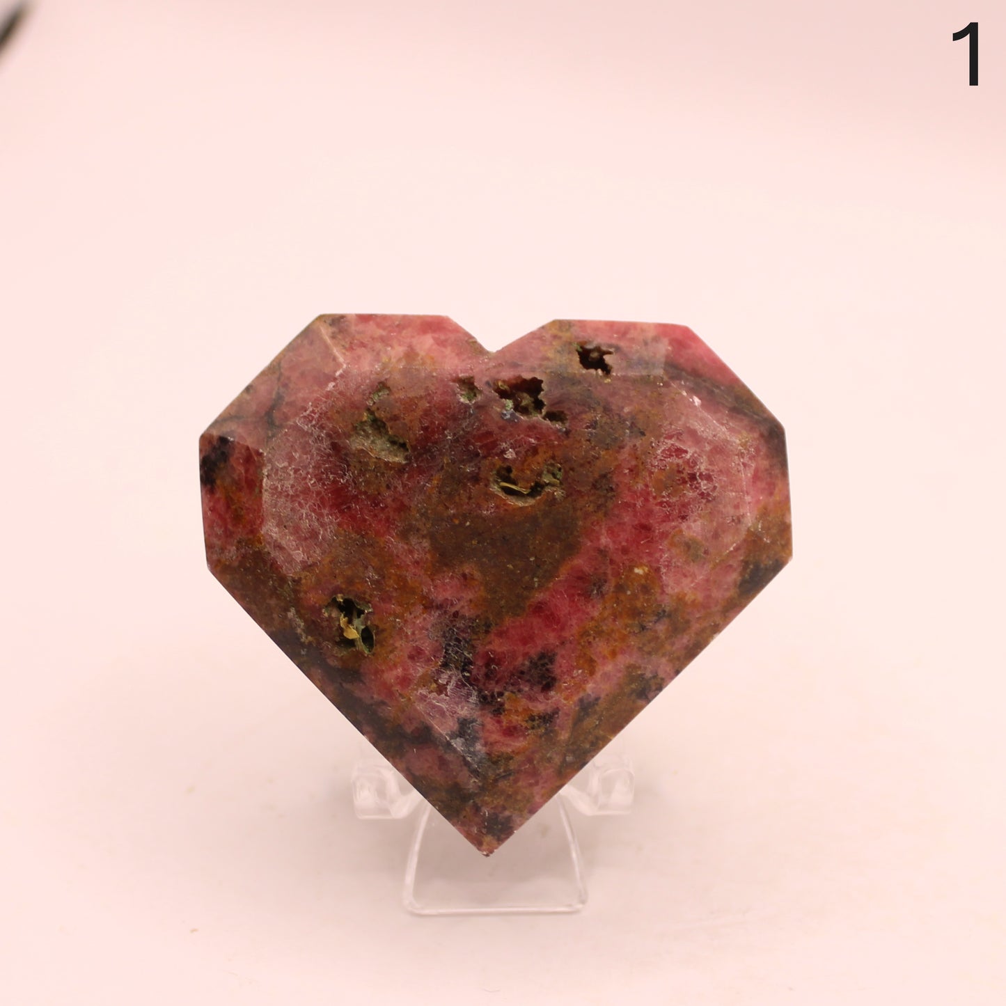 Rhodonite Heart