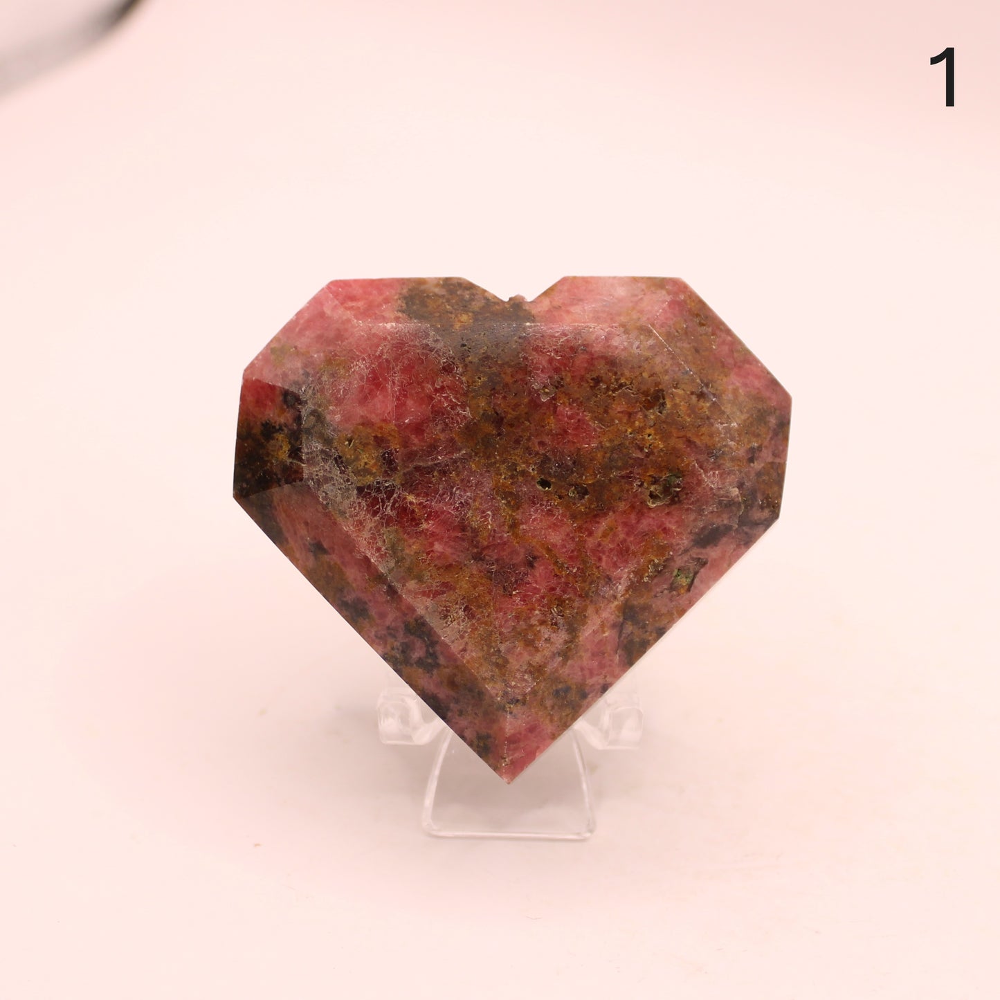 Rhodonite Heart
