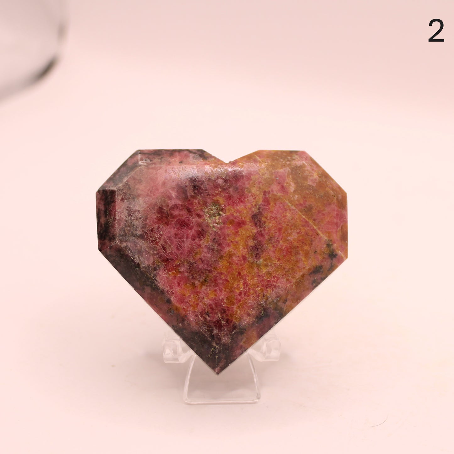 Rhodonite Heart