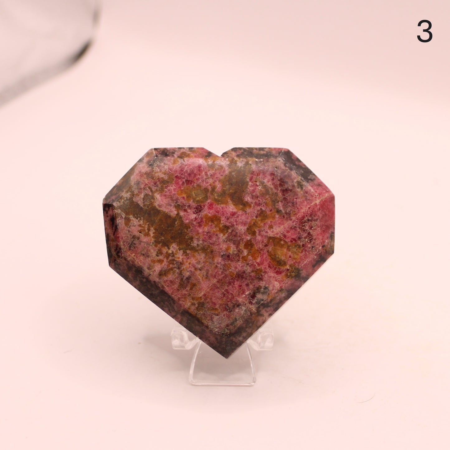Rhodonite Heart