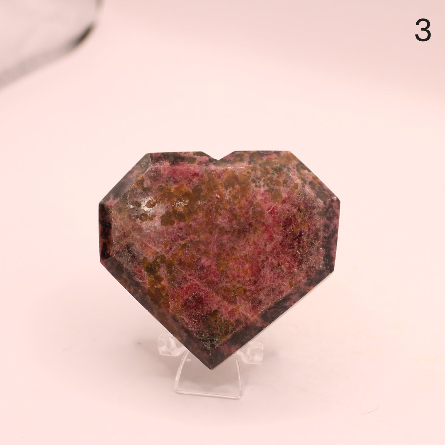 Rhodonite Heart